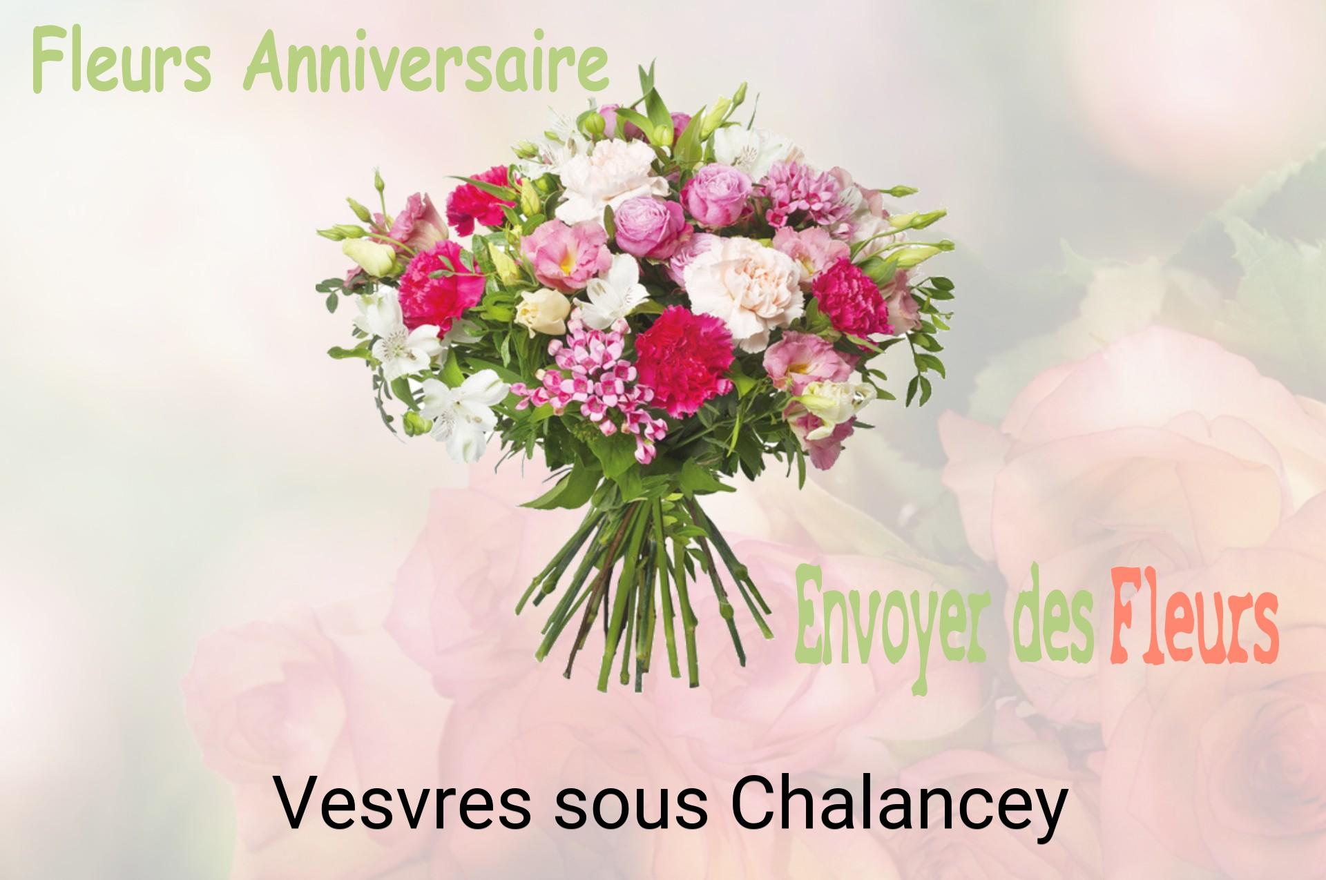 Bouquet de fleurs d’anniversaire livré à Vesvres-sous-Chalancey