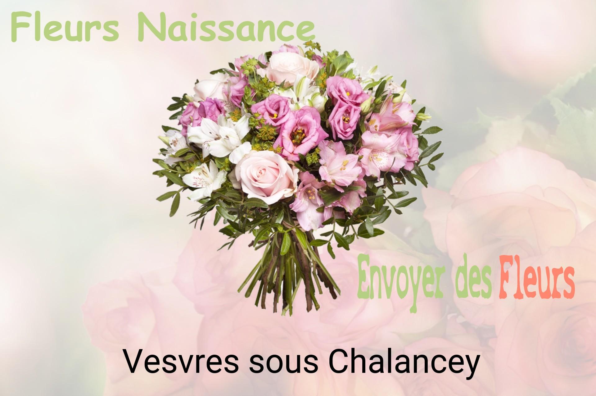 Bouquet de fleurs de naissance livré à Vesvres-sous-Chalancey