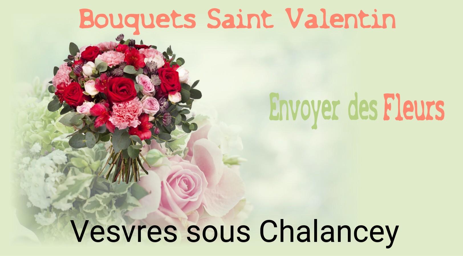 Roses de Saint-Valentin livrées à Vesvres-sous-Chalancey